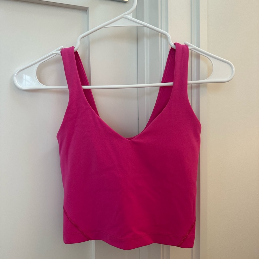 lululemon sonic pink align tank